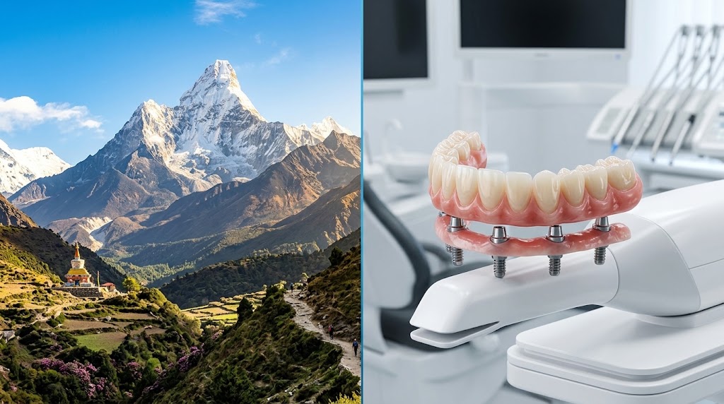 All-on-4 Dental Implants in Nepal: Get a Full Set of Teeth at a Fraction of the US Cost