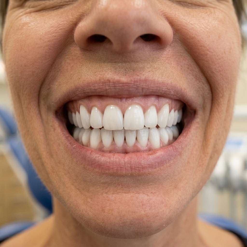 After smile