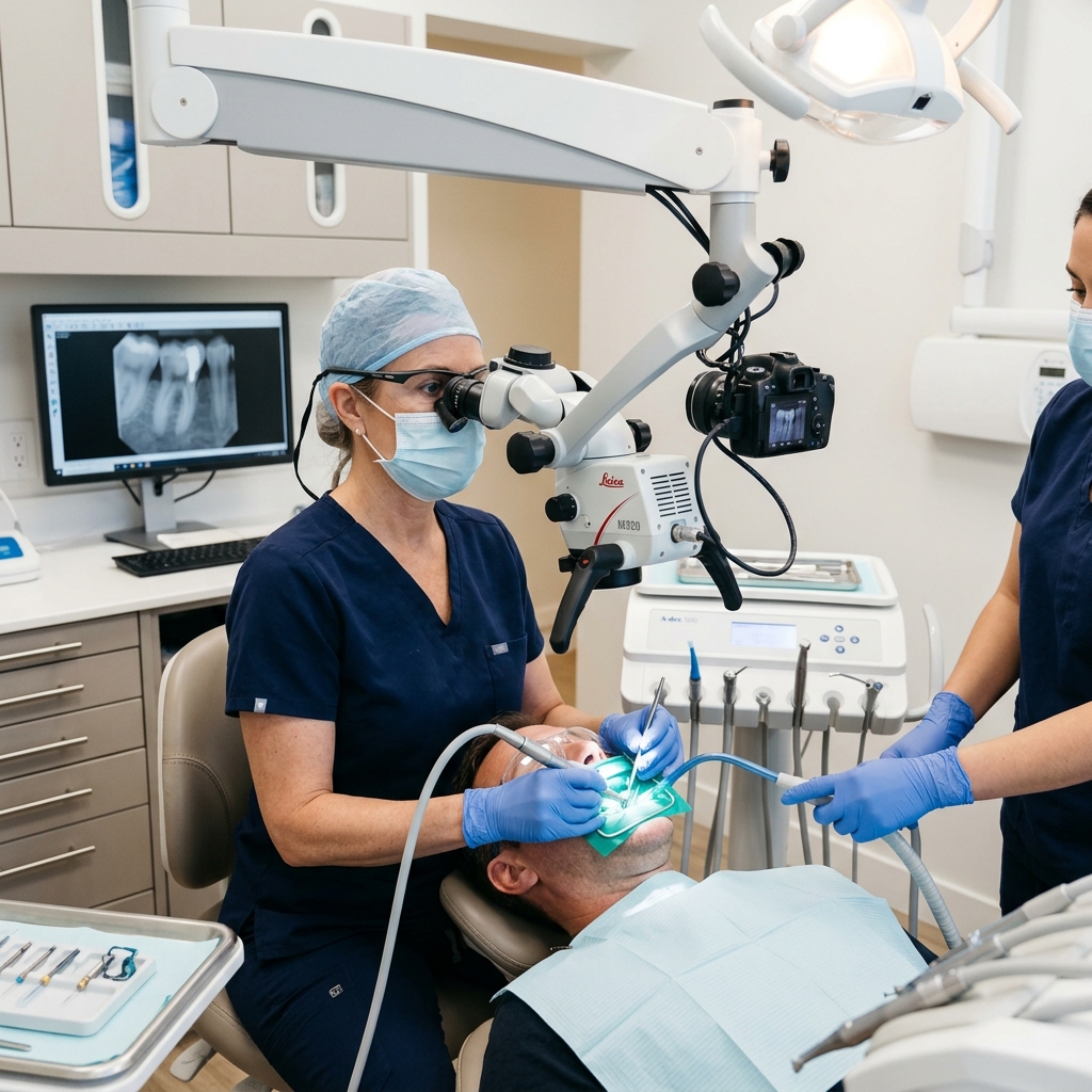 Root Canal Procedure Microscope