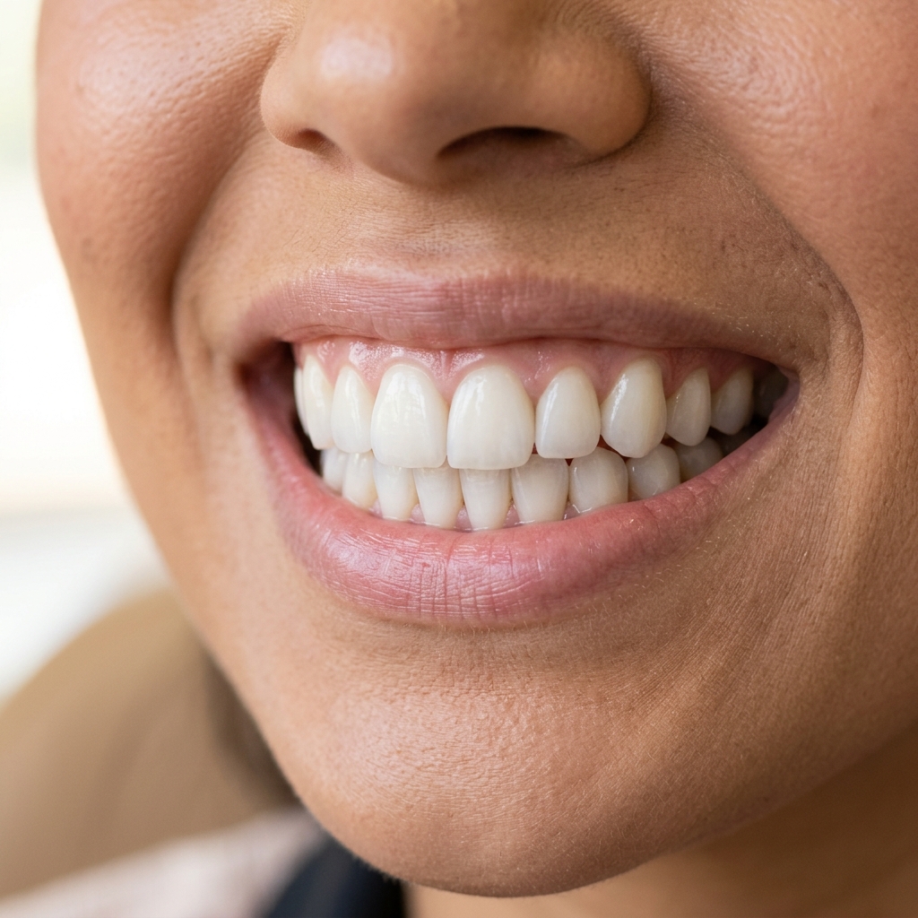 After composite veneers