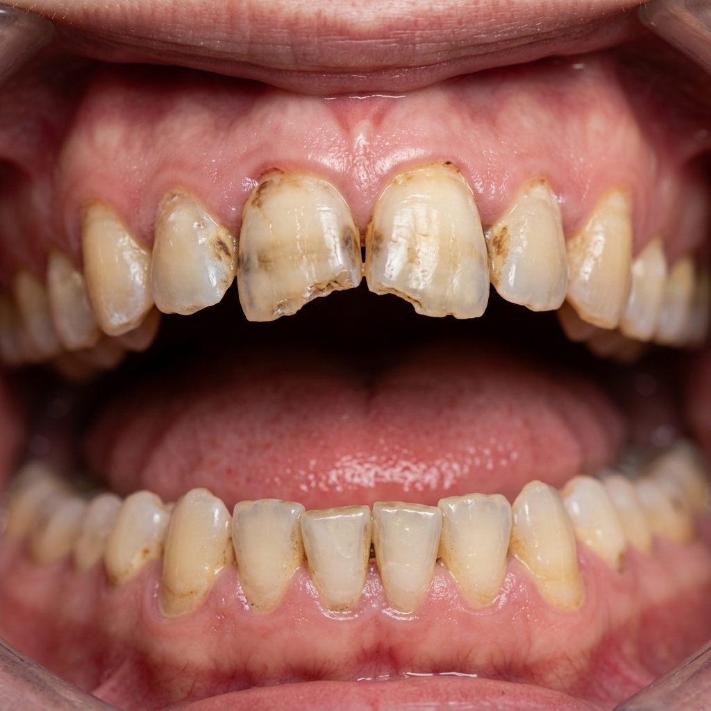 Before smile makeover